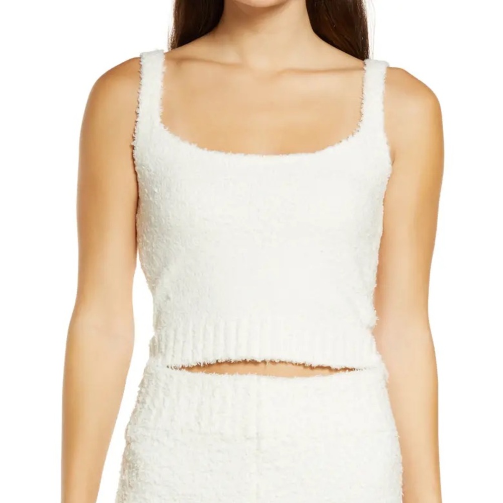NEW Skims Cozy Knit Tank Top cropped